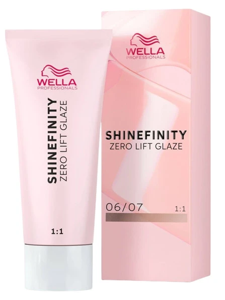 Plaukų dažai Wella Professionals Shinefinity Glaze 60ml - 09/07