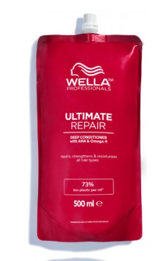 Intensyvaus poveikio kondicionierius pažeistiems plaukams Wella Ultimate Repair Conditioner, 500 ml (papildymas)