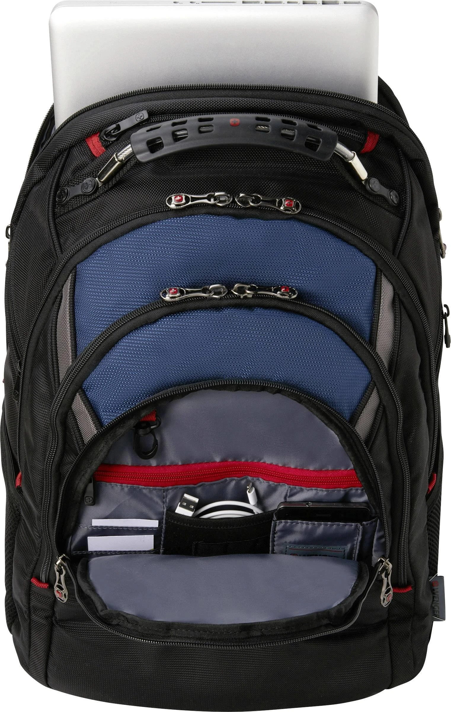 Wenger Backpack for laptop 17'' IBEX juodas-mėlynas