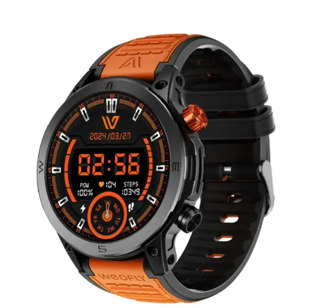 Weofly Conquer Išmanusis laikrodis - Multifunction Watch Bluetooth 5.3 Oranžinis
