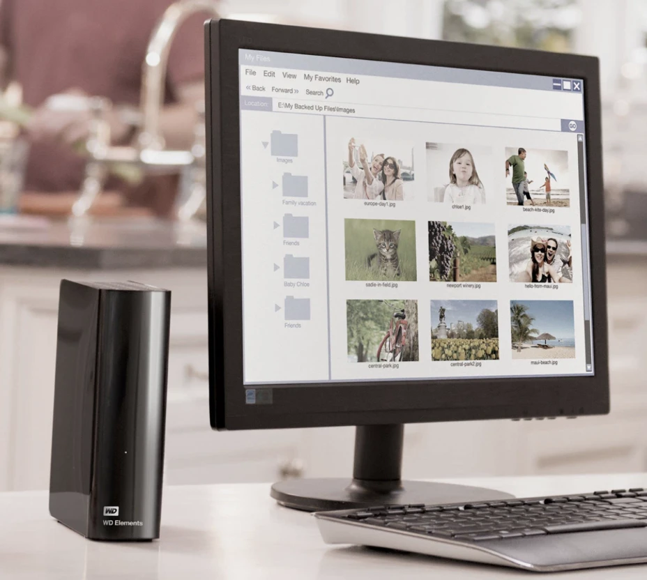 Kietasis diskas „Western Digital Elements“ 6 TB HDD USB3.0 3,5 colio RTL išorinis RoHS suderinamas juodas