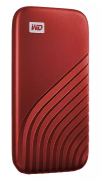 Kietasis diskas Western Digital MYPASSPORT SSD 2TB Raudonas - 1050MB/S READ 1000MB/S WR PC/MAC