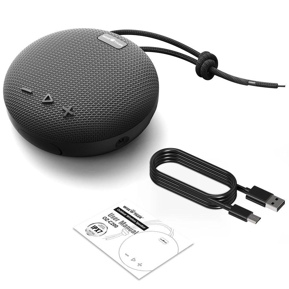 Garsiakalbis HP Wise Tiger C200 belaidė „Bluetooth“ kolonėlė 5W / IPX7 / TWS / 800mAh
