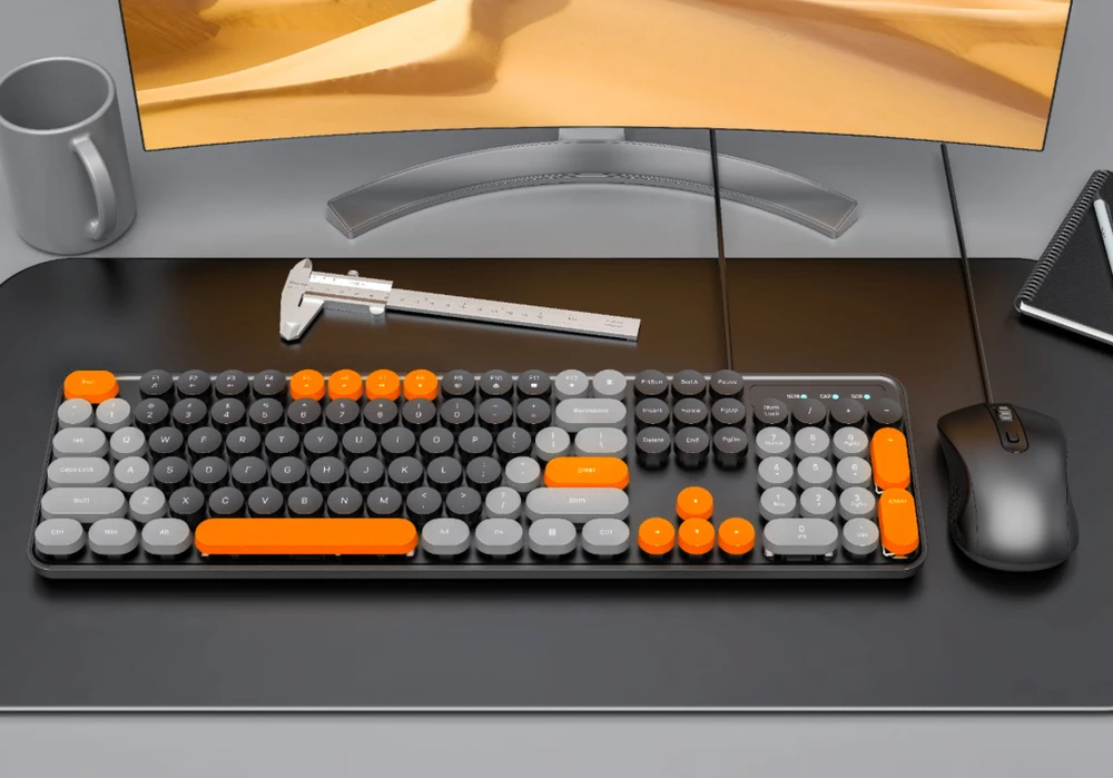 Logitech Wocco CK280 Belaidė klaviatūra ir pelė Combo