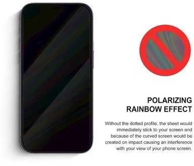 „Wocco“ grūdinto stiklo aukščiausios kokybės ekrano apsauga, skirta „Apple iPhone 15 Pro“