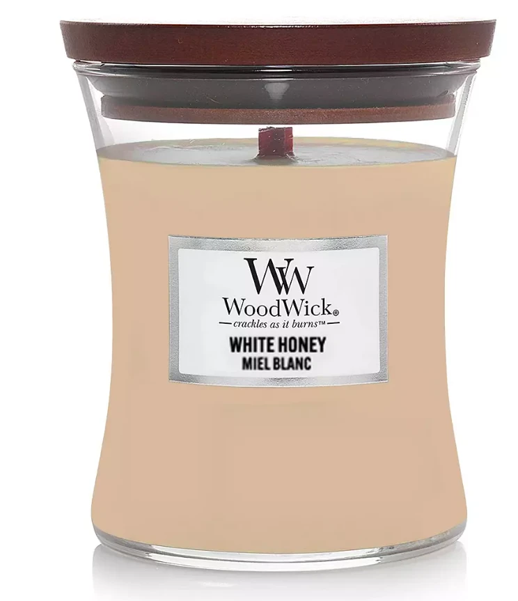 WoodWick Aromatinė žvakė (White Honey), 275 g