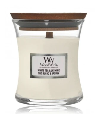 WoodWick Aromatinė žvakė (White Tea & Jasmine), 609,5 g