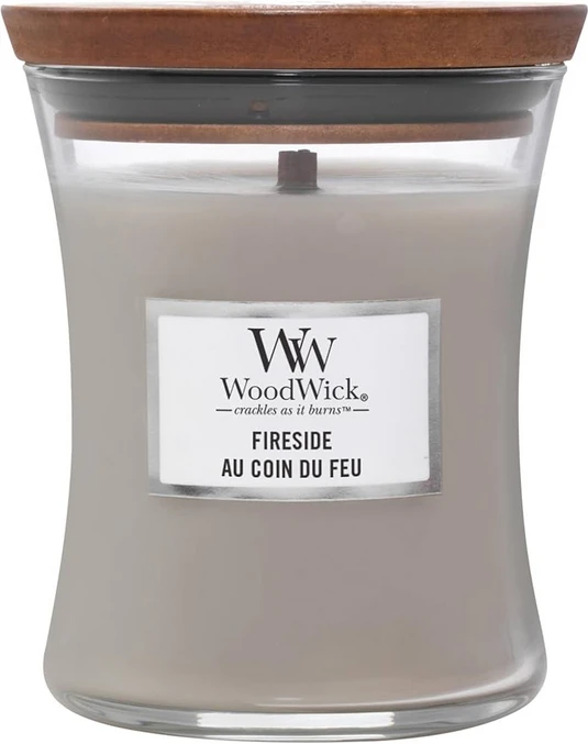 WoodWick Aromatinė žvakė (Fireside), 275 g