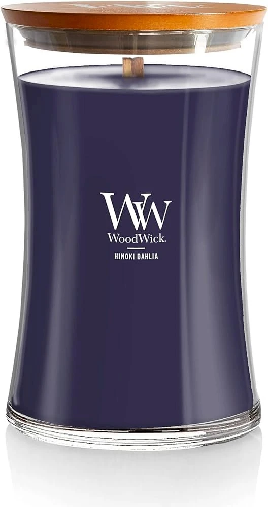 WoodWick Aromatinė žvakė (Hinoki Dahlia), 275 g