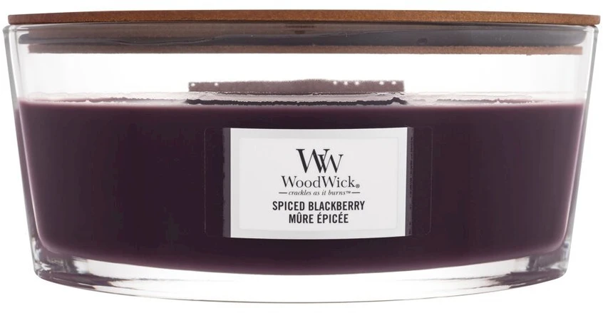 WoodWick Aromatinė žvakė (Spiced Blackberry), 453,6 g