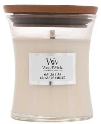 WoodWick Mini Hourglass Candles kvapioji žvakė su vanilės pupelių aromatu 85 g (spalvos defektas)