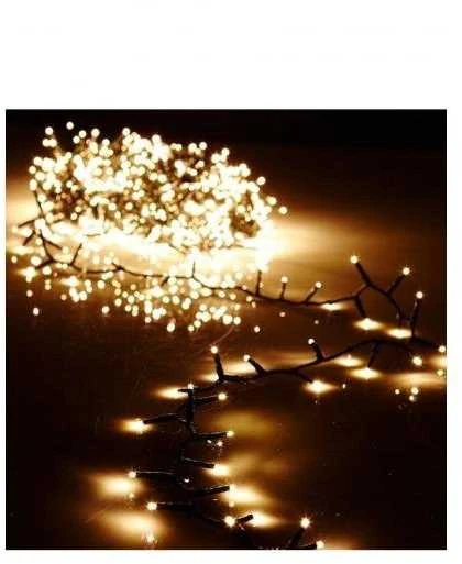 Išmani LED lauko girlianda, 230Vac, 20m, 200 x LED, šiltai balta 3500K, Wi-Fi, TUYA / Smart Life, WOOX