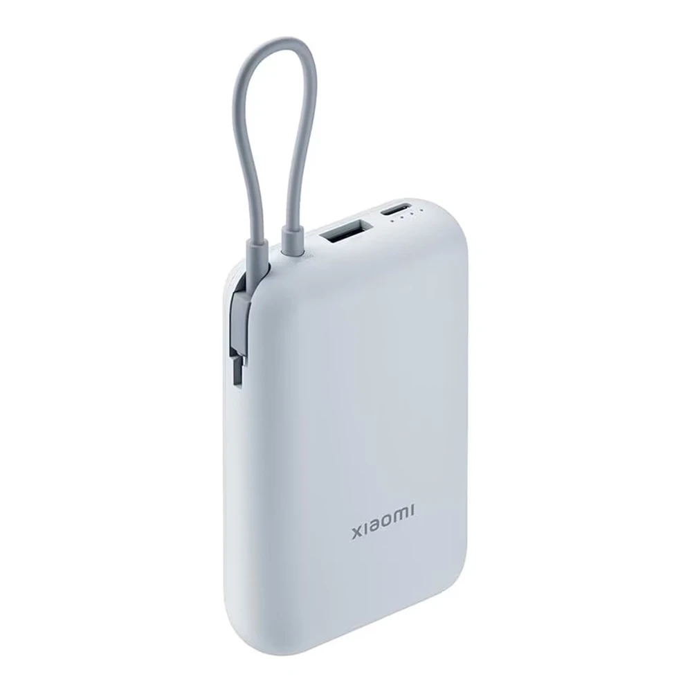 „Xiaomi“ išorinė baterija 20000mAh (integruotas laidas) | 20000 mAh | šviesiai pilka