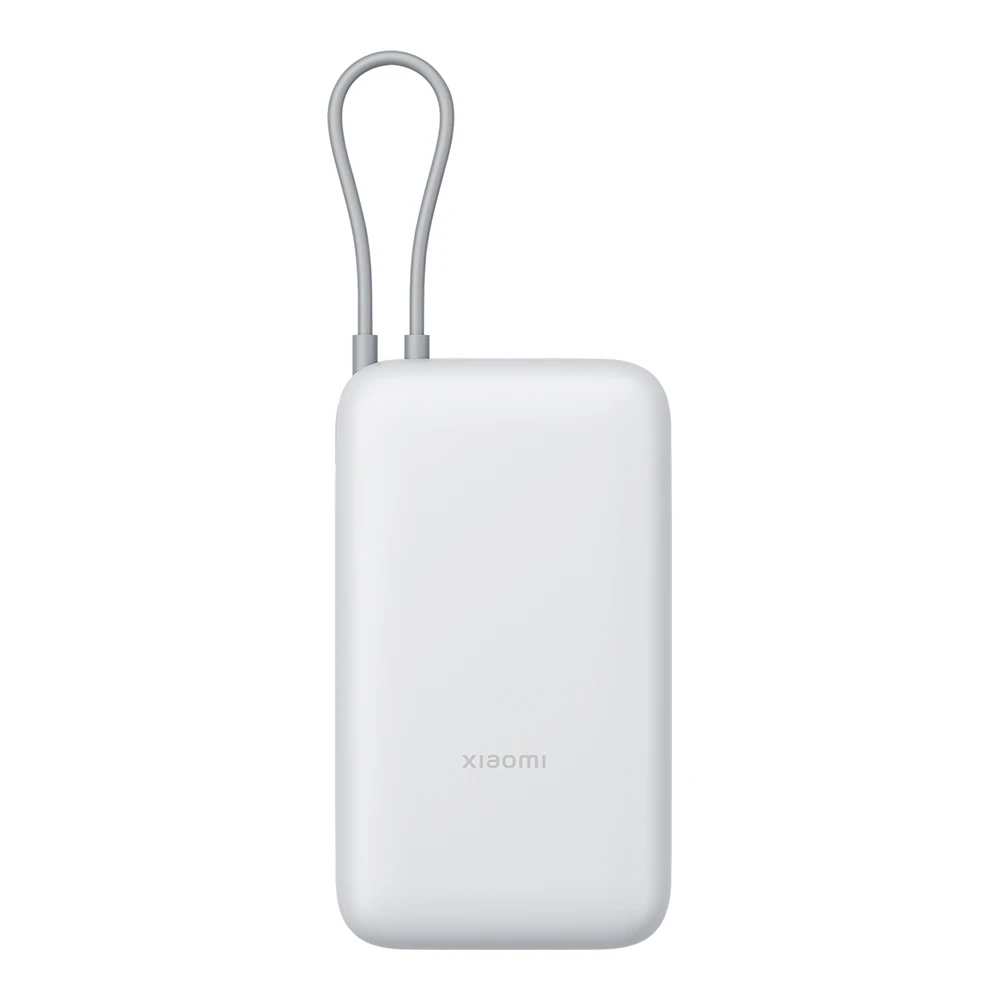 „Xiaomi“ išorinė baterija 20000mAh (integruotas laidas) | 20000 mAh | šviesiai pilka