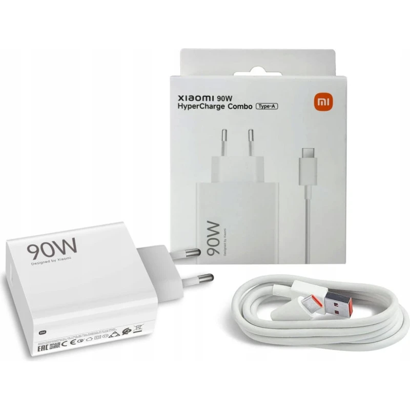 „Xiaomi“ 90 W „HyperCharge“ maitinimo adapteris (3 prievadų), ES