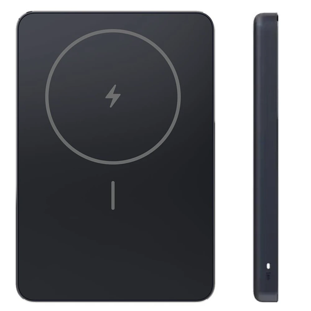 „Xiaomi“ itin plonas magnetinis išorinis akumuliatorius 5000 | 5000 mAh | Juodas