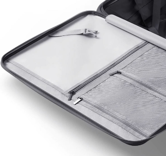 Kelioninis lagaminas Xiaomi Front Opening Luggage 20" (Aukštis: 56.5 cm x Plotis: 36.6 cm x Gylis: 24.2 cm), Juodos spalvos