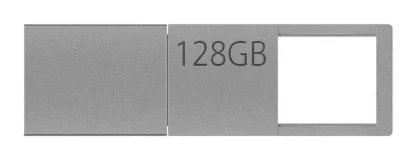 Xiaomi Flash Drive | Dviguba sąsaja | 128 GB | C tipo USB / A tipo USB | Sidabrinis