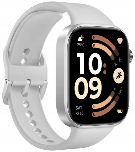 Išmanusis laikrodis Xiaomi REDMI Watch 6 | Smart watch | GPS (satellite) | AMOLED | 2.07" | Atsparus vandeniui | Sidabrinis Gray