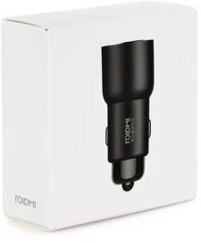 Xiaomi Roidmi 3S USB 2.4A FM moduliatorius - automobilinis įkroviklis, Juodas