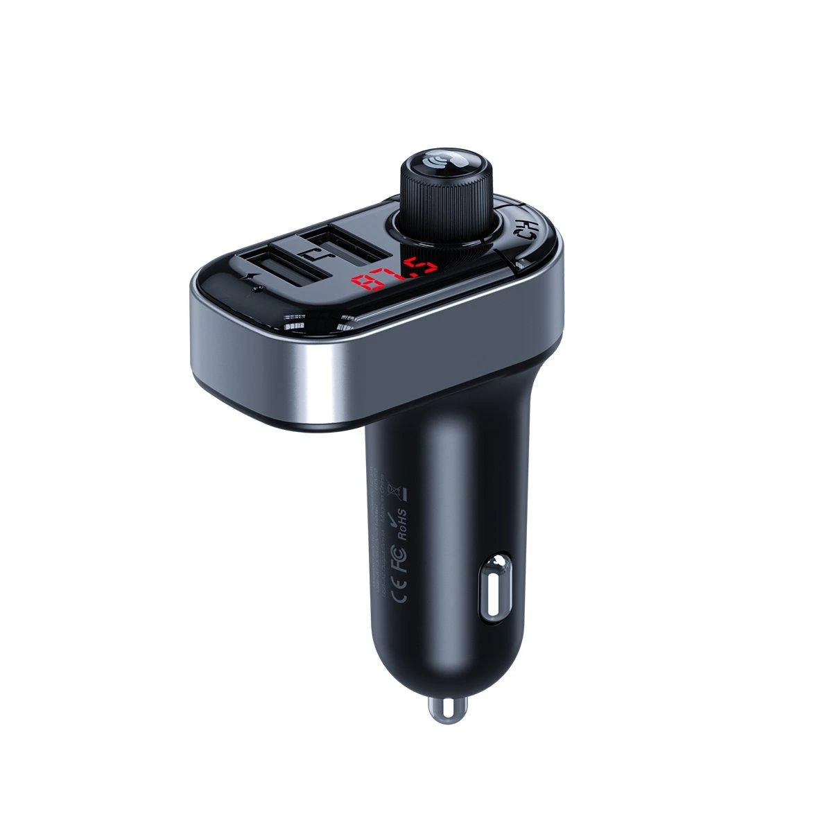 Automobilinis įkroviklis XO Smart Bluetooth TZ08 (juodas)
