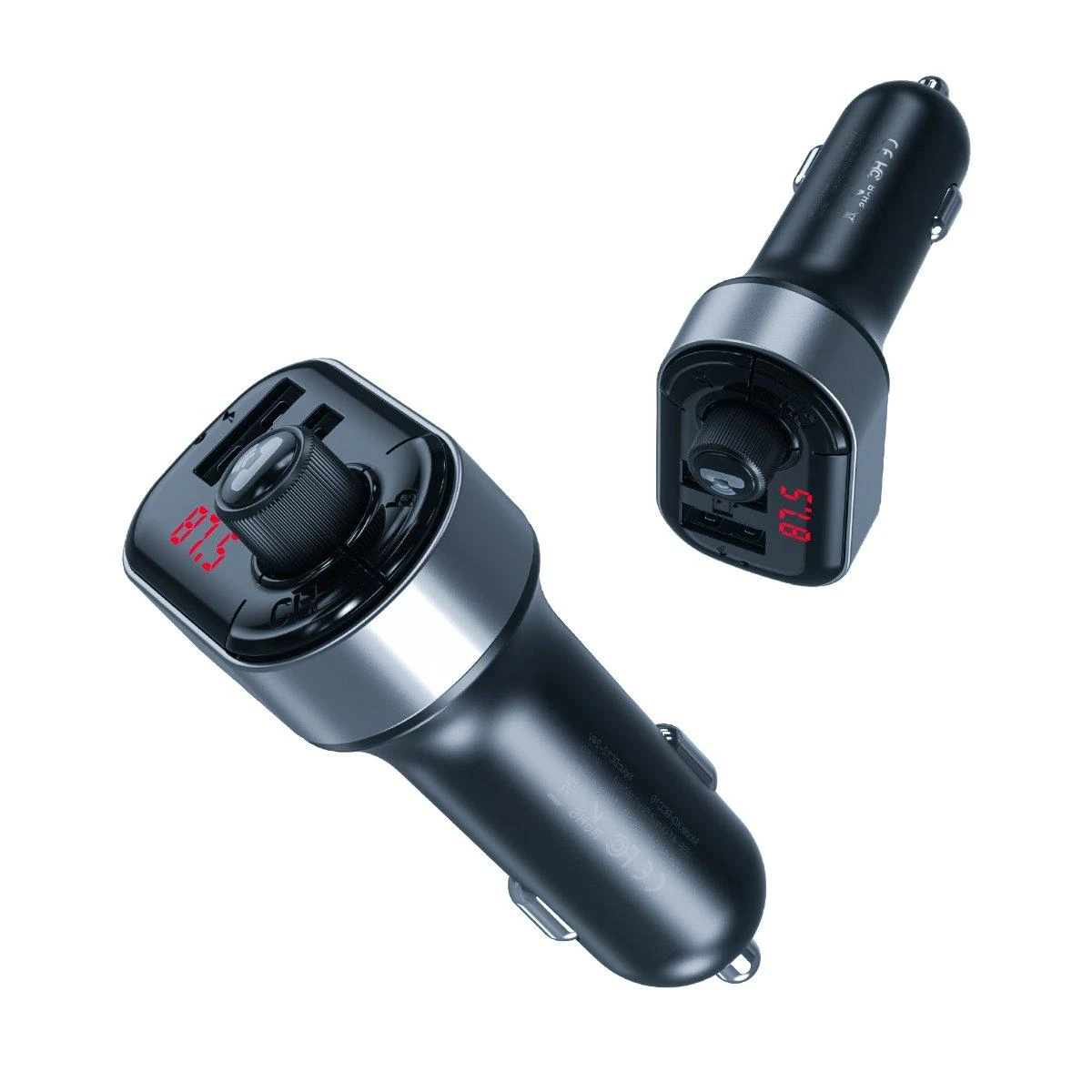 Automobilinis įkroviklis XO Smart Bluetooth TZ08 (juodas)