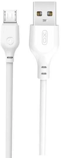 XO kabelis NB103 USB - microUSB 2,0 m 2,1A baltos spalvos