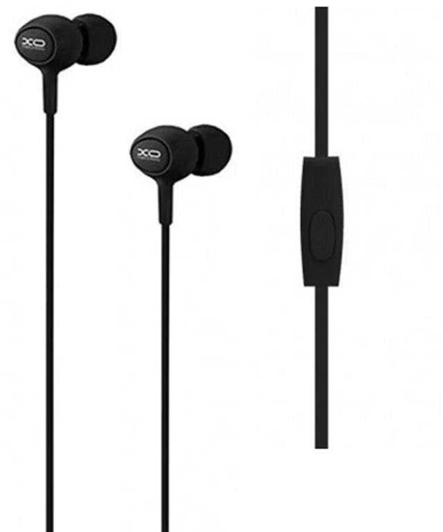XO laidinės ausinės S6 jack 3,5mm juodos