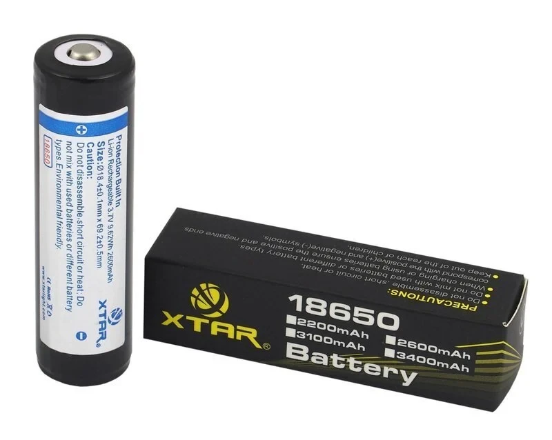 Akumuliatorius 18650 XTAR - 2600mAh