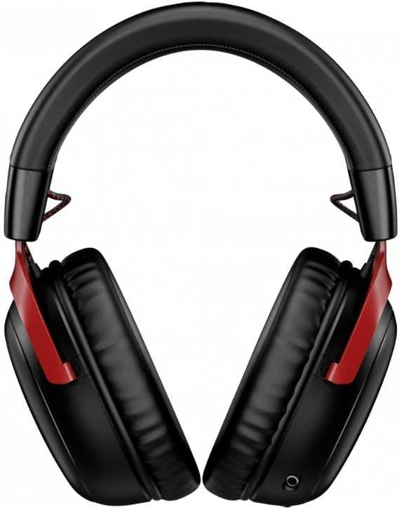 HyperX Cloud III žaidimų ausinės, Juodai raudonos