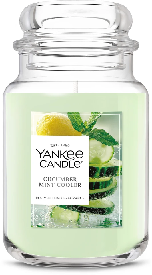 Yankee Candle agurkų ir mėtų skonio gaivinamoji žvakė, 22 g
