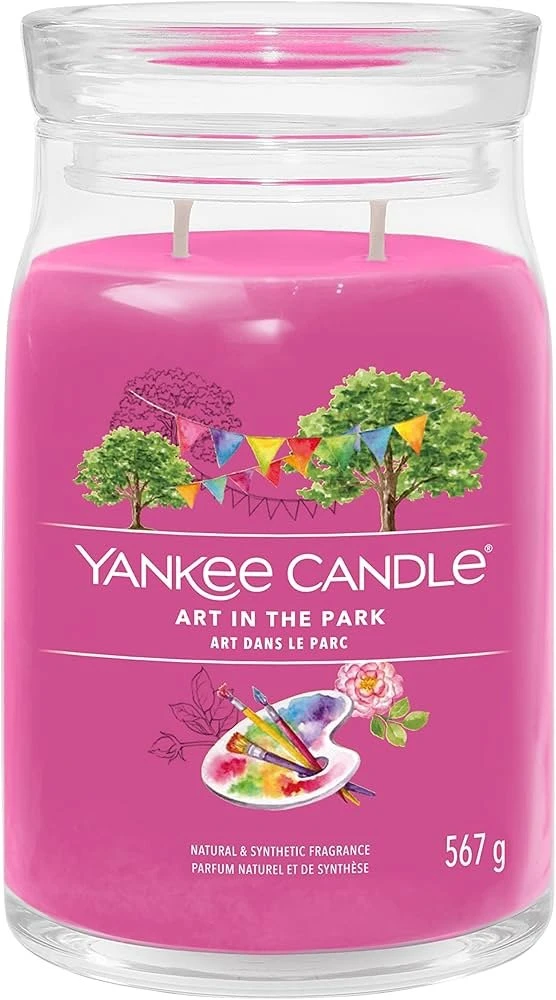 Yankee Candle Aromatinė žvakė Signatūrinė stiklo terpė "Art in the Park" 368 g
