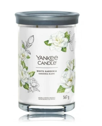 Yankee Candle Aromatinė žvakė "Signature large glass Baltas Gardenia" 567 g