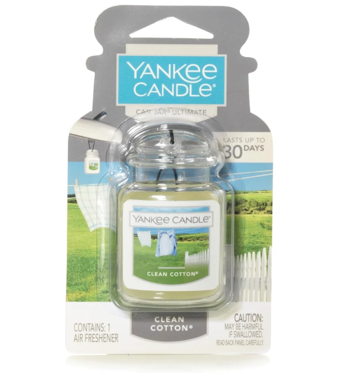 „Yankee Candle“ žvakė automobiliui su medvilniniu indeliu, 24 g