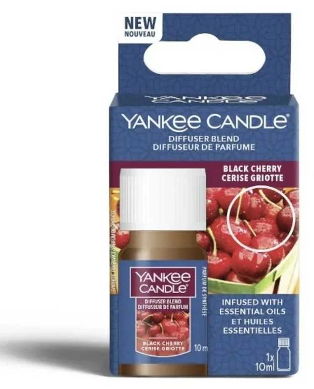 „Yankee Candle“ kvapioji žvakė „Juodas vyšnių“ kvapiųjų medžiagų mišinys, 10 ml