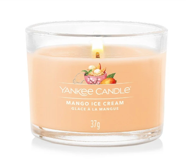 Yankee Candle mini žvakė – Mango Ice Kreminis