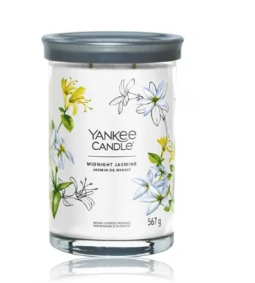 Yankee Candle Aromatinė žvakė Signature glass large Midnight Jasmine 567 g