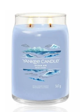 Yankee Candle Aromatinė žvakė Signature glass large Ocean Air 567 g