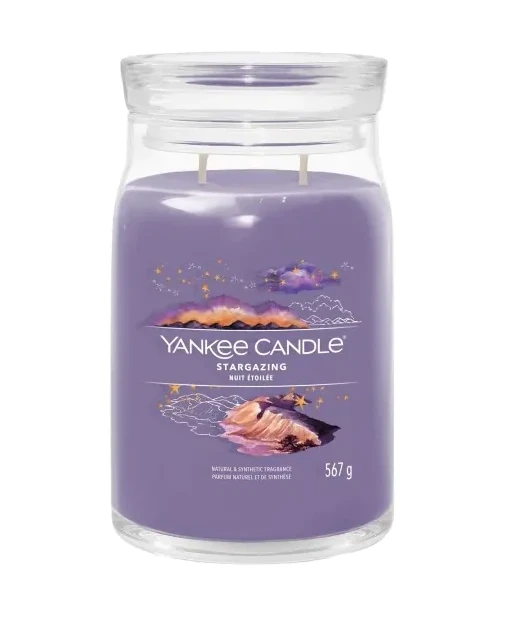 Yankee Candle Aromatinė žvakė Signatūrinis stiklas didelis Stargazing 567 g
