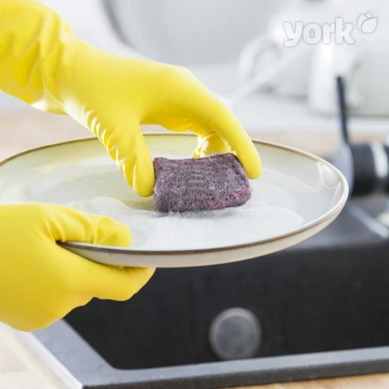 York Steel Cleaning Scrubbers With Soap 6pcs