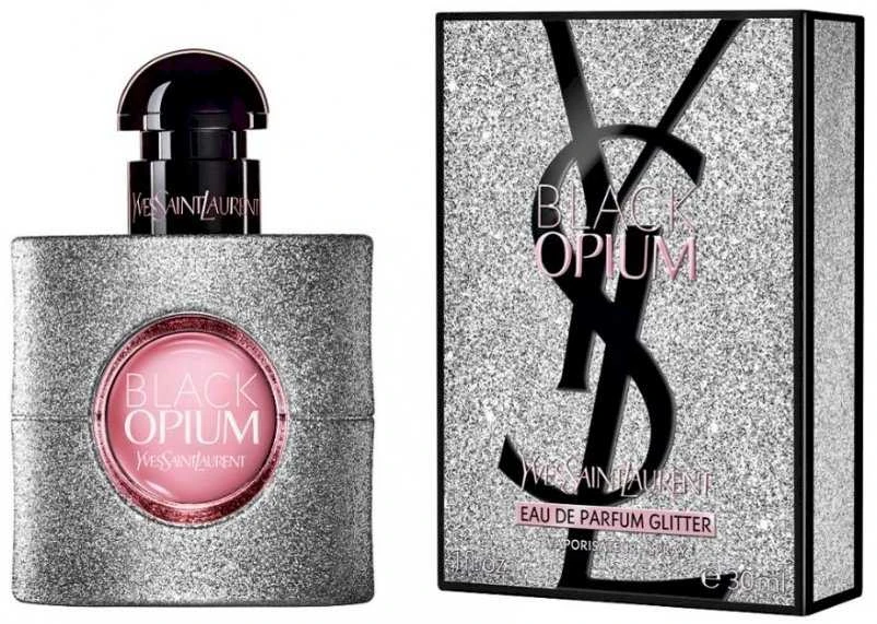 Yves Saint Laurent YSL Juodas Opium Glitter EDP parfumuotas vanduo moterims, 30 ml