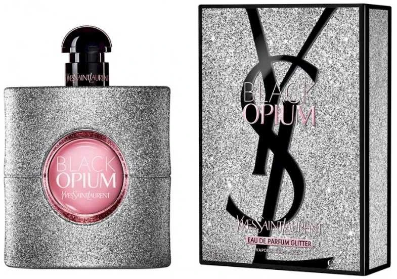 Yves Saint Laurent Juodas Opium Glitter EDP parfumuotas vanduo moterims, 50 ml