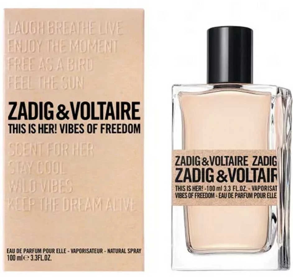 Zadig & Voltaire This is Her! Vibes Of Freedom EDP parfumuotas vanduo, 100 ml