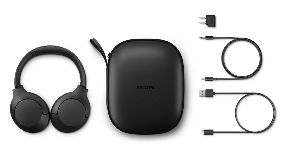 Belaidės ausinės Philips TAH8506BK/00, Juodos