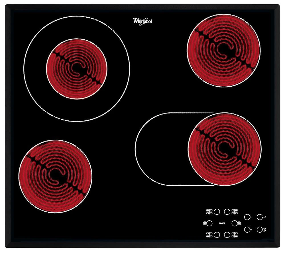WHIRLPOOL AKT 8190/BA elektrinė kaitlentė 60 cm keraminė