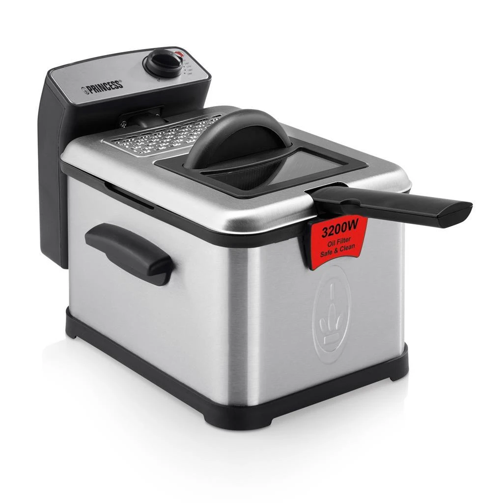 Princess 183001 „Superior Fryer“ 3200 vatų, gruzdintuvė, 3 l, 0,6kg, 190 °C, vienguba, juoda, nerūdijantis plienas
