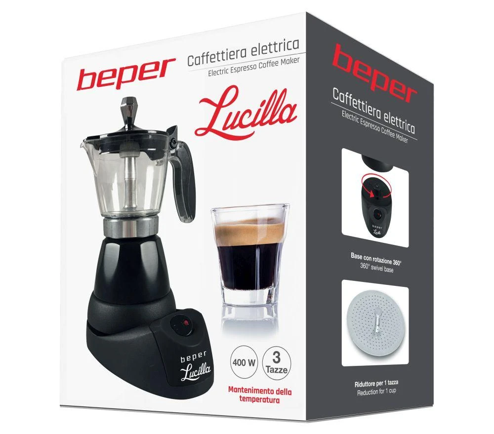 Kavos aparatas Espresso kavos virimo aparatas Beper BC.040N
