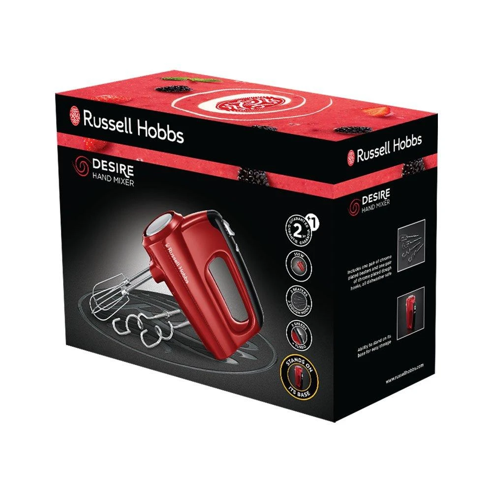Plakiklis Maišytuvas Russell Hobbs 24670-56 Desire | 350W | raudona