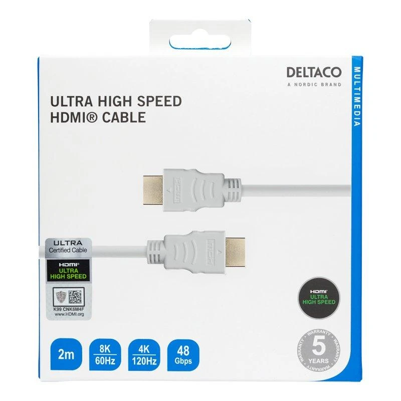 Deltaco HDMI 8K kabelio pakuotė