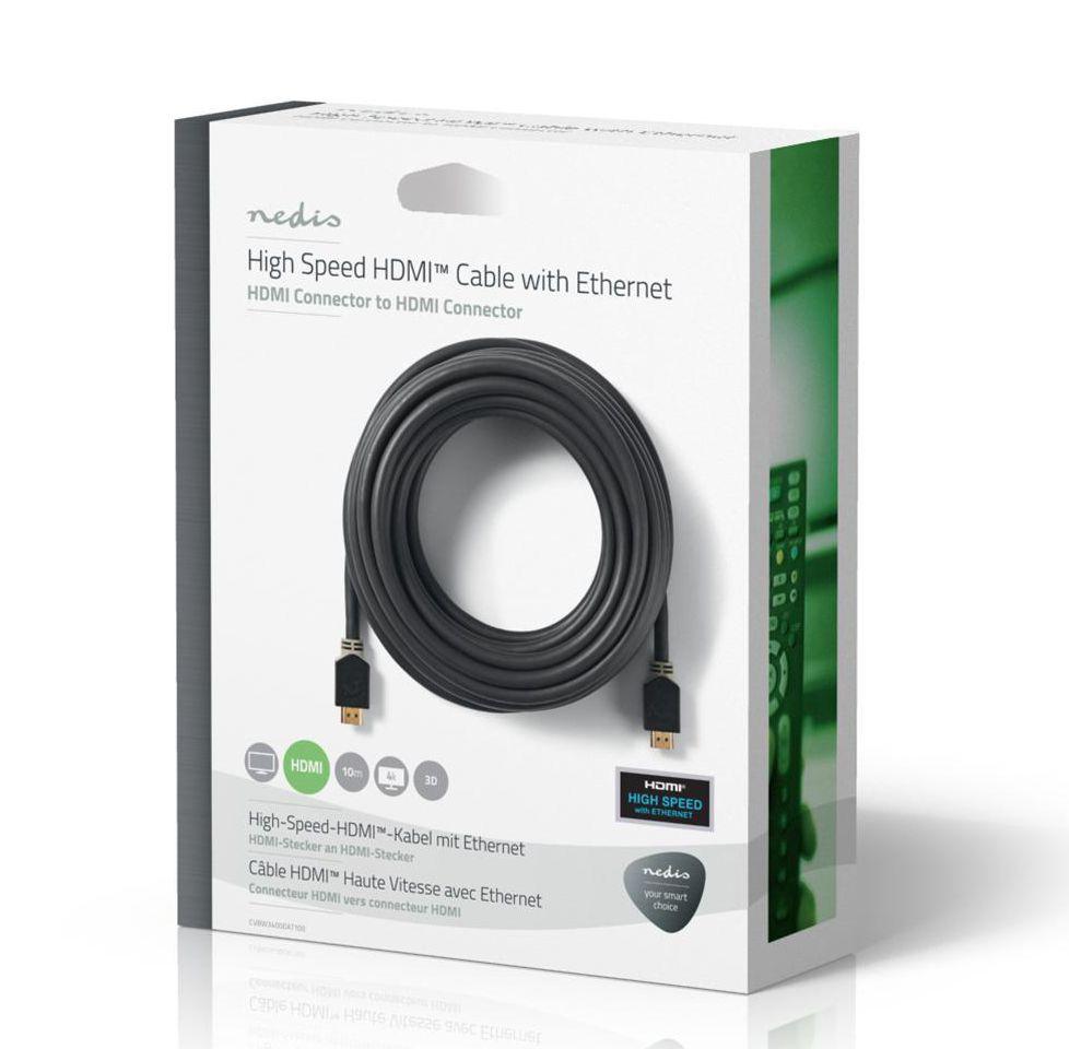 Kabelis Nedis HDMI 10 m (CVBW34000AT100)